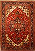Heriz Beige Hand Knotted 116 X 166 Area Rug 250-30410 Thumb 0