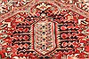 Heriz Red Hand Knotted 112 X 149  Area Rug 250-30413 Thumb 1
