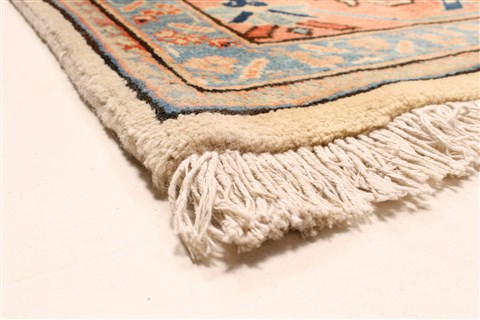 Heriz Blue Hand Knotted 110 X 165 Area Rug 250-30414 Image 11