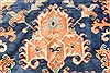 Heriz Blue Hand Knotted 110 X 165  Area Rug 250-30414 Thumb 10