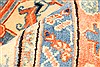 Heriz Blue Hand Knotted 110 X 165 Area Rug 250-30414 Thumb 5