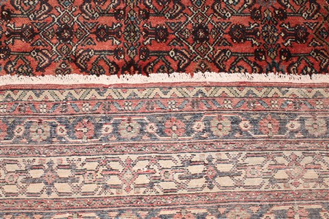 Hamedan Red Hand Knotted 1011 X 162 Area Rug 400-30415 Image 12