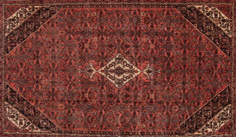 Hamedan Red Hand Knotted 1011 X 162 Area Rug 400-30415 Image 2