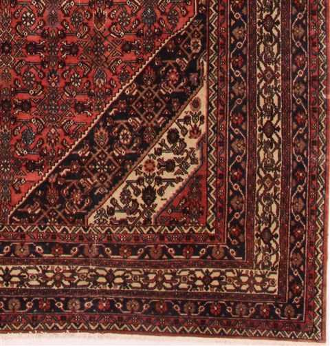 Hamedan Red Hand Knotted 1011 X 162 Area Rug 400-30415 Image 4
