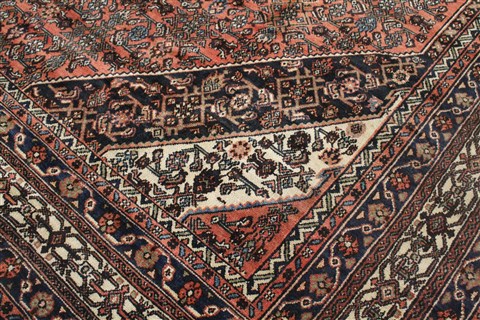 Hamedan Red Hand Knotted 1011 X 162 Area Rug 400-30415 Image 6