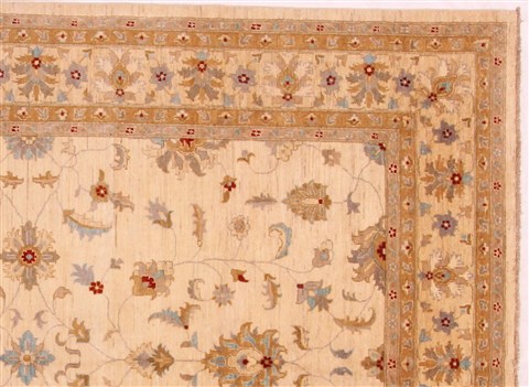 Pishavar Beige Machine Made 84 X 115 Area Rug 400-30417 Image 14