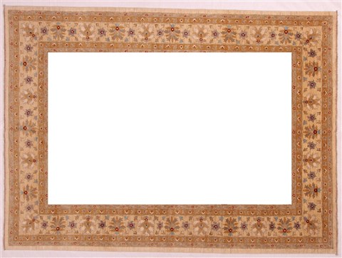 Pishavar Beige Machine Made 84 X 115 Area Rug 400-30417 Image 15