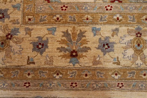 Pishavar Beige Machine Made 84 X 115 Area Rug 400-30417 Image 3