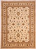 Pishavar Beige Machine Made 84 X 115 Area Rug 400-30417 Thumb 1