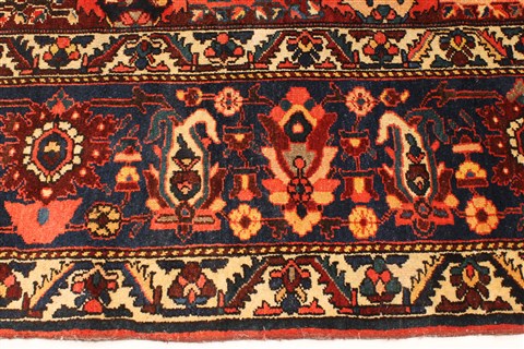 Heriz Red Hand Knotted 116 X 166 Area Rug 250-30420 Image 17