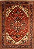 Heriz Red Hand Knotted 116 X 166 Area Rug 250-30420 Thumb 0