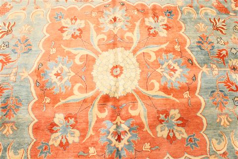 Heriz Blue Hand Knotted 1210 X 192 Area Rug 250-30421 Image 1