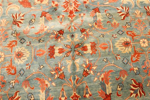 Heriz Blue Hand Knotted 1210 X 192 Area Rug 250-30421 Image 4