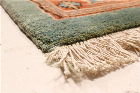Heriz Blue Hand Knotted 1210 X 192 Area Rug 250-30421 Image 5