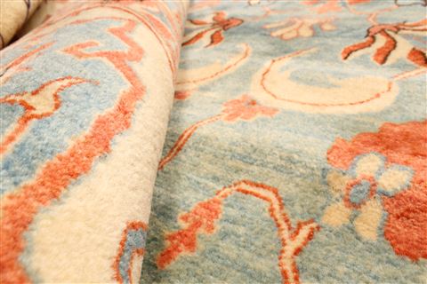 Heriz Blue Hand Knotted 1210 X 192 Area Rug 250-30421 Image 9