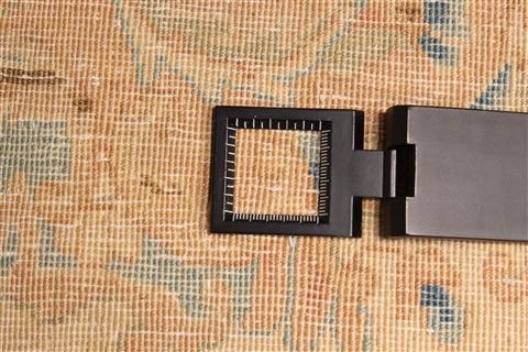 Kerman Beige Hand Knotted 114 X 203  Area Rug 250-30423 Image 11