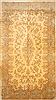 Kerman Beige Hand Knotted 114 X 203  Area Rug 250-30423 Thumb 0