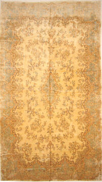Kerman Beige Hand Knotted 11'4" X 20'3"  Area Rug 250-30423