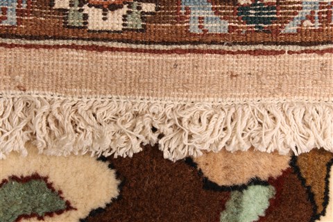 Karajeh Blue Hand Knotted 115 X 160 Area Rug 250-30424 Image 11