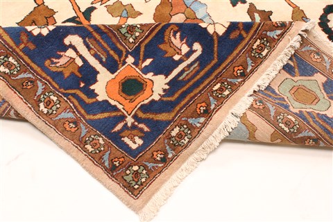 Karajeh Blue Hand Knotted 115 X 160 Area Rug 250-30424 Image 13