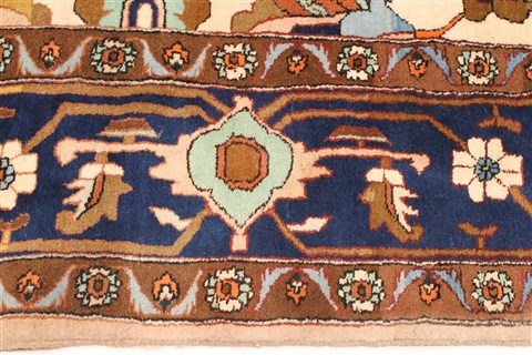 Karajeh Blue Hand Knotted 115 X 160 Area Rug 250-30424 Image 8
