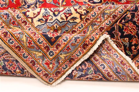 Kashan Red Hand Knotted 910 X 151  Area Rug 250-30425 Image 14