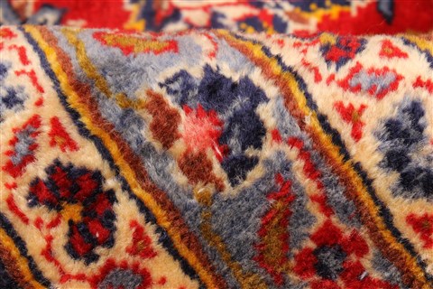 Kashan Red Hand Knotted 910 X 151  Area Rug 250-30425 Image 3