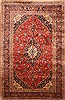 Kashan Red Hand Knotted 910 X 151  Area Rug 250-30425 Thumb 0