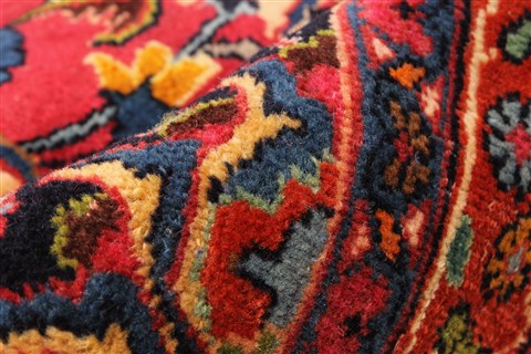 Mashad Red Hand Knotted 101 X 163 Area Rug 250-30426 Image 11