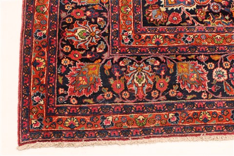 Mashad Red Hand Knotted 101 X 163 Area Rug 250-30426 Image 13