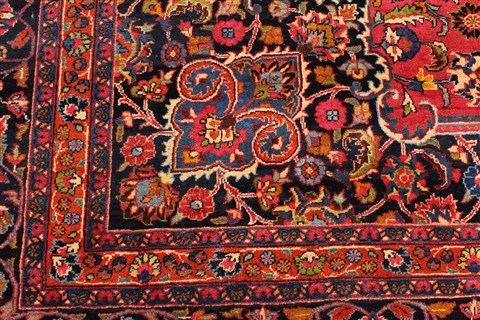 Mashad Red Hand Knotted 101 X 163 Area Rug 250-30426 Image 3