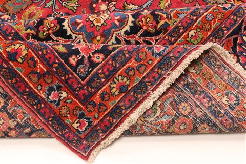 Mashad Red Hand Knotted 101 X 163 Area Rug 250-30426 Image 8