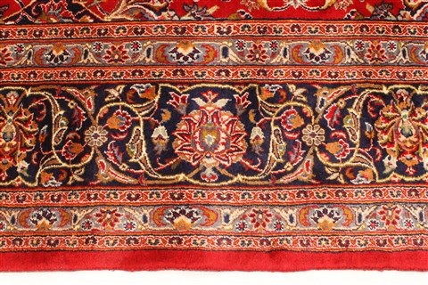 Mashad Red Hand Knotted 111 X 160 Area Rug 250-30428 Image 8