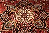 Agra Red Hand Knotted 121 X 151 Area Rug 250-30429 Thumb 13