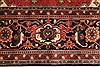Agra Red Hand Knotted 121 X 151 Area Rug 250-30429 Thumb 1