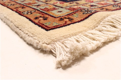 Heriz Beige Square Hand Knotted 125 X 1210 Area Rug 250-30430 Image 4