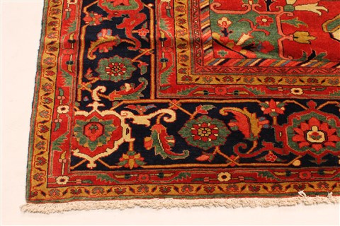 Heriz Red Hand Knotted 114 X 1411 Area Rug 250-30431 Image 13