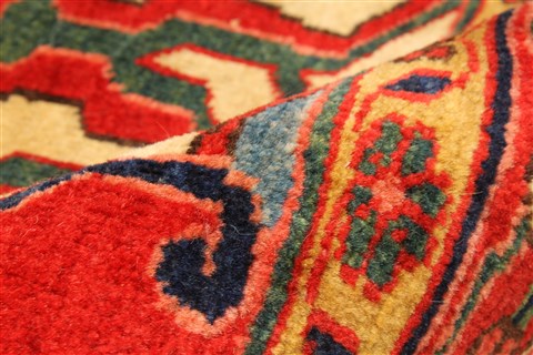 Heriz Red Hand Knotted 112 X 146 Area Rug 250-30433 Image 11