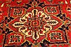 Heriz Red Hand Knotted 112 X 146  Area Rug 250-30433 Thumb 1