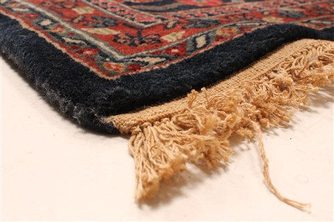 Agra Red Hand Knotted 111 X 153 Area Rug 250-30434 Image 3