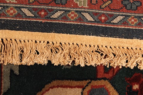 Agra Red Hand Knotted 111 X 153 Area Rug 250-30434 Image 4