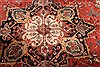 Agra Red Hand Knotted 111 X 153  Area Rug 250-30434 Thumb 13