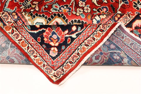 Mahal Blue Hand Knotted 112 X 147 Area Rug 250-30438 Image 10