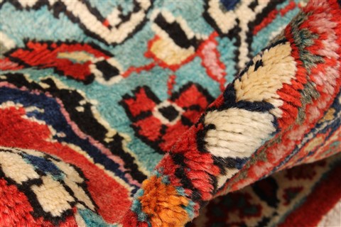 Mahal Blue Hand Knotted 112 X 147 Area Rug 250-30438 Image 4