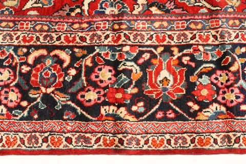 Mahal Blue Hand Knotted 112 X 147 Area Rug 250-30438 Image 7