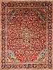 Mahal Blue Hand Knotted 112 X 147 Area Rug 250-30438 Thumb 0