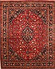 Mashad Red Hand Knotted 118 X 146  Area Rug 250-30439 Thumb 0