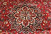 Mashad Red Hand Knotted 112 X 146  Area Rug 250-30441 Thumb 6