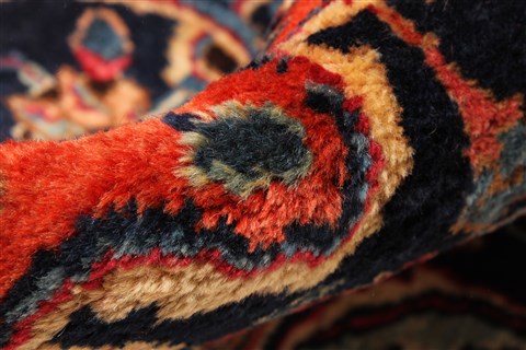 Mashad Red Hand Knotted 116 X 165 Area Rug 250-30442 Image 10