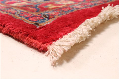 Mashad Red Hand Knotted 116 X 165 Area Rug 250-30442 Image 5